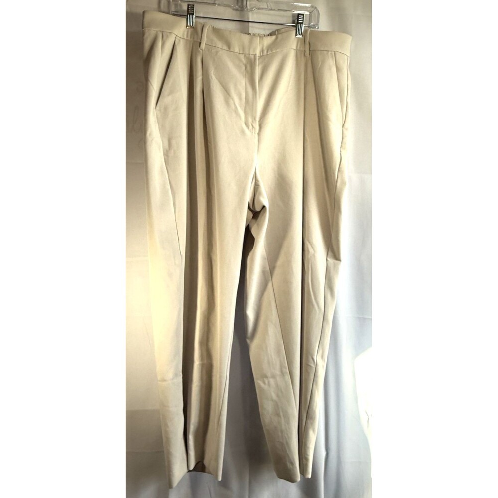 Old Navy Taylor Wide Leg Beige Womens Trousers Size 2X
